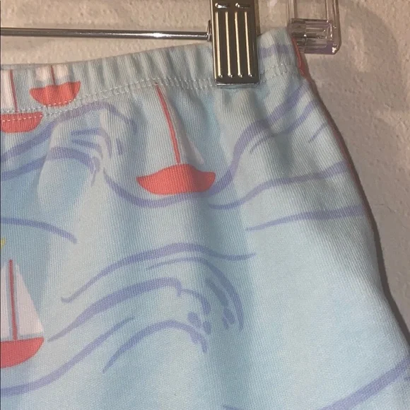 The Beaufort Bonnet Company girls size 14 Blue Shorts with Sailboat Print - Picture 4 of 8